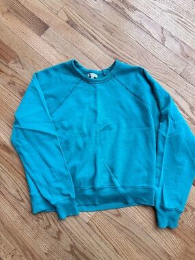 Z Supply Teal Crewneck Sweatshirt